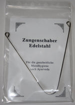 Ayurvedischer Zungenschaber Edelstahl - [seilsandalen.at]